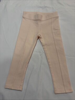 Janie and Jack Pale Blush Seam-Front Leggings